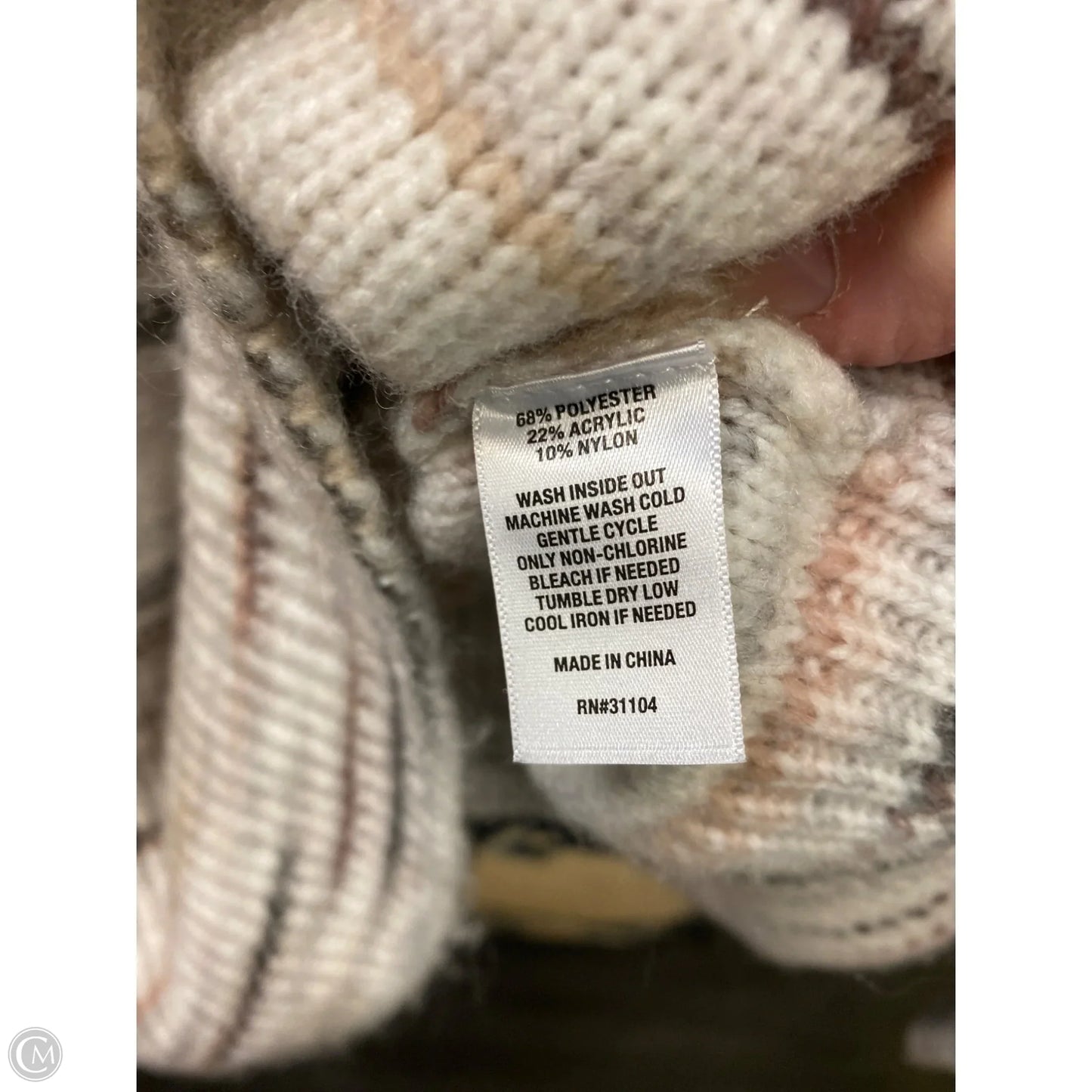 Sweater By Wonderly In White, Size: 2x