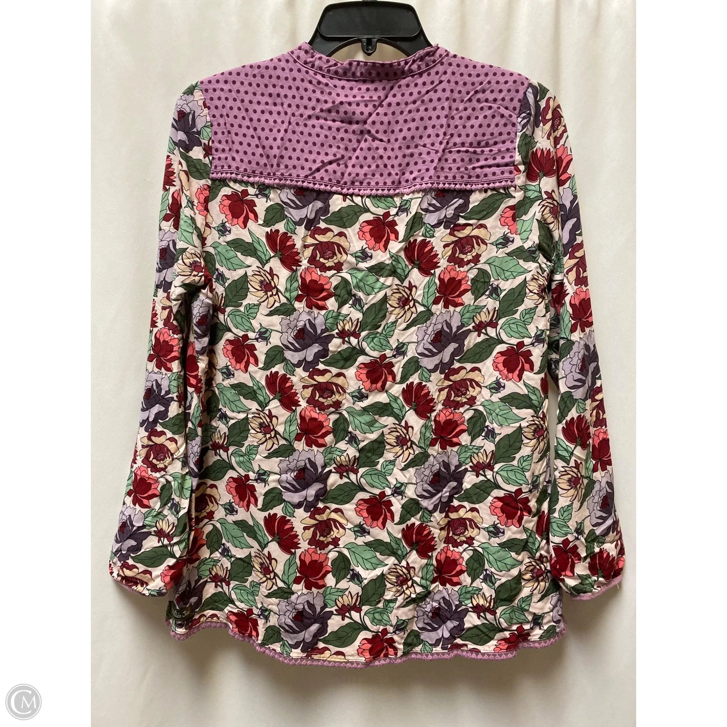 Top Long Sleeve By Matilda Jane In Purple, Size: L