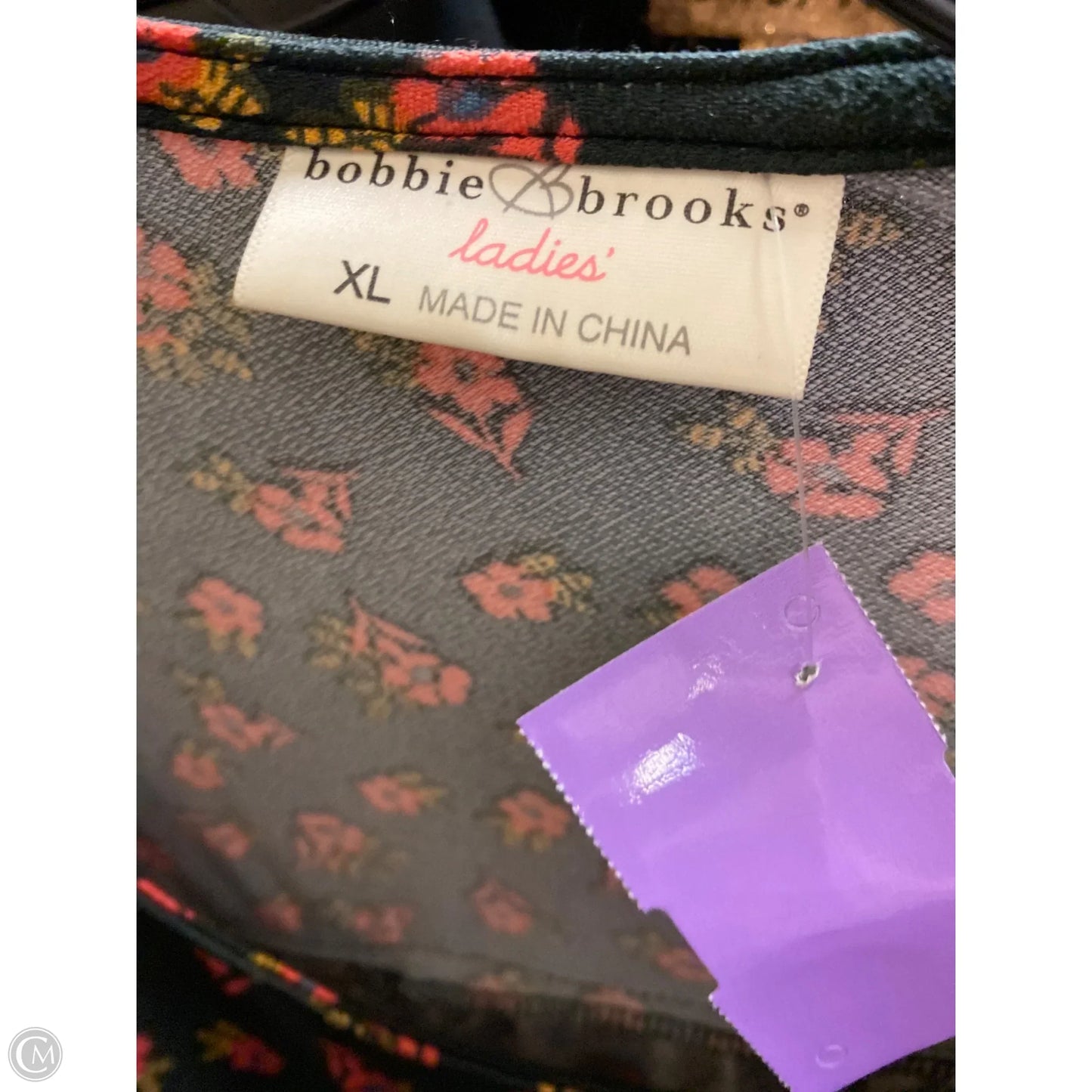 Top Long Sleeve By Bobbie Brooks In Black, Size: Xl