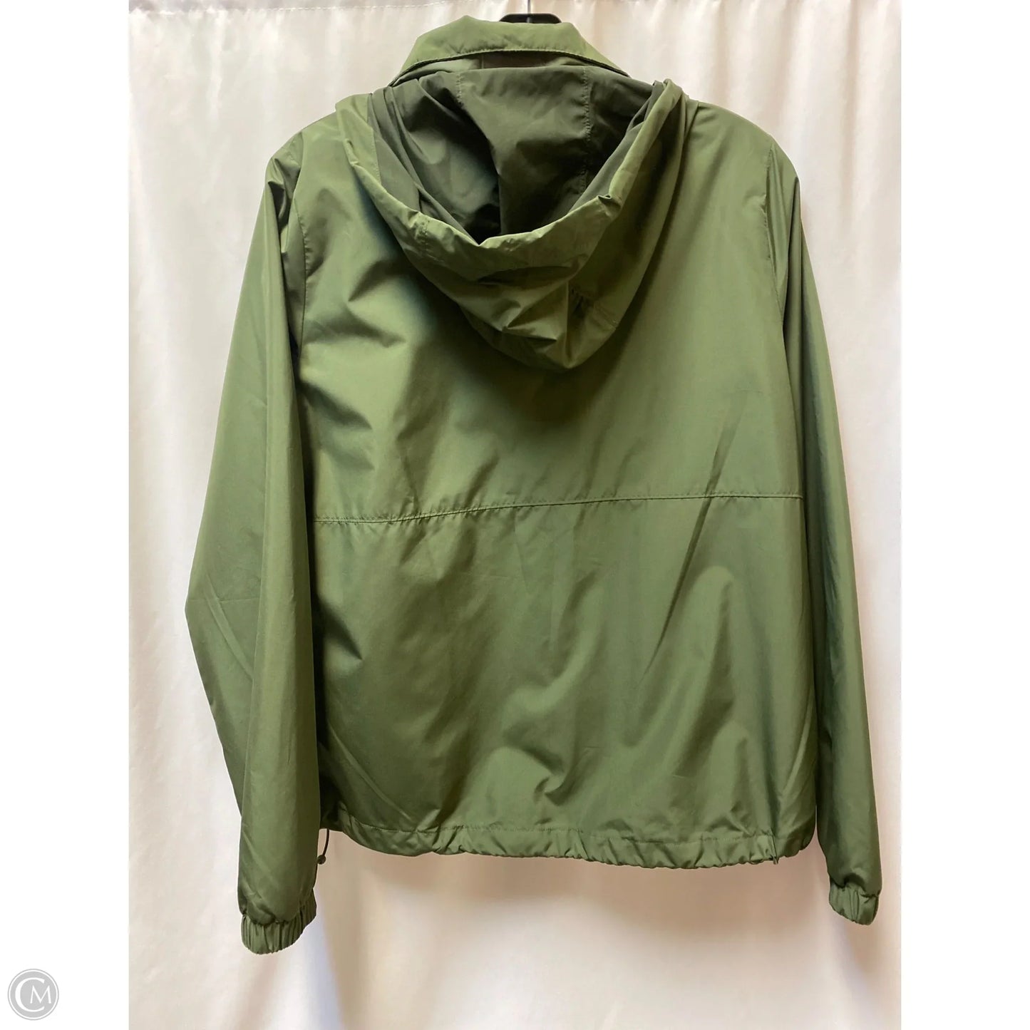 Jacket Windbreaker By Athletic Works In Green, Size: M