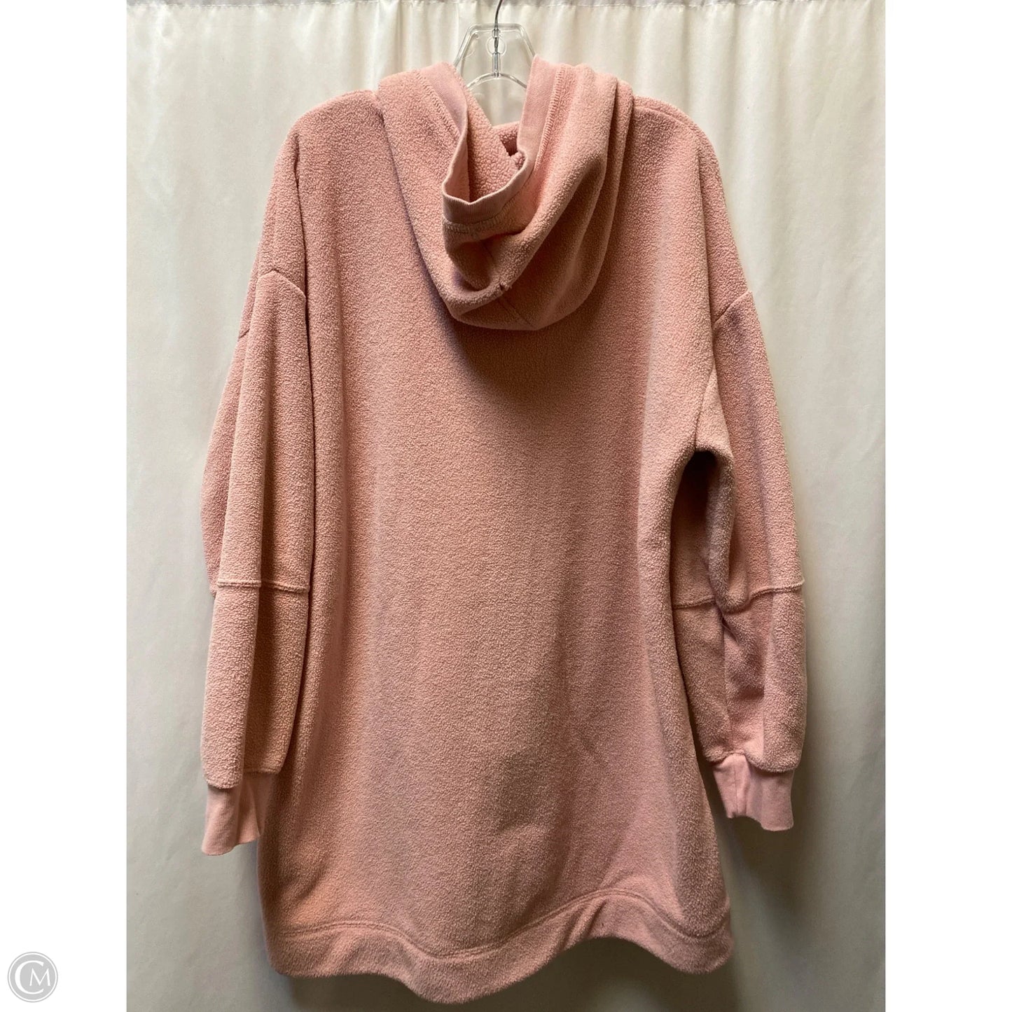 Sweatshirt Hoodie By Cuddl Duds In Pink, Size: Xl
