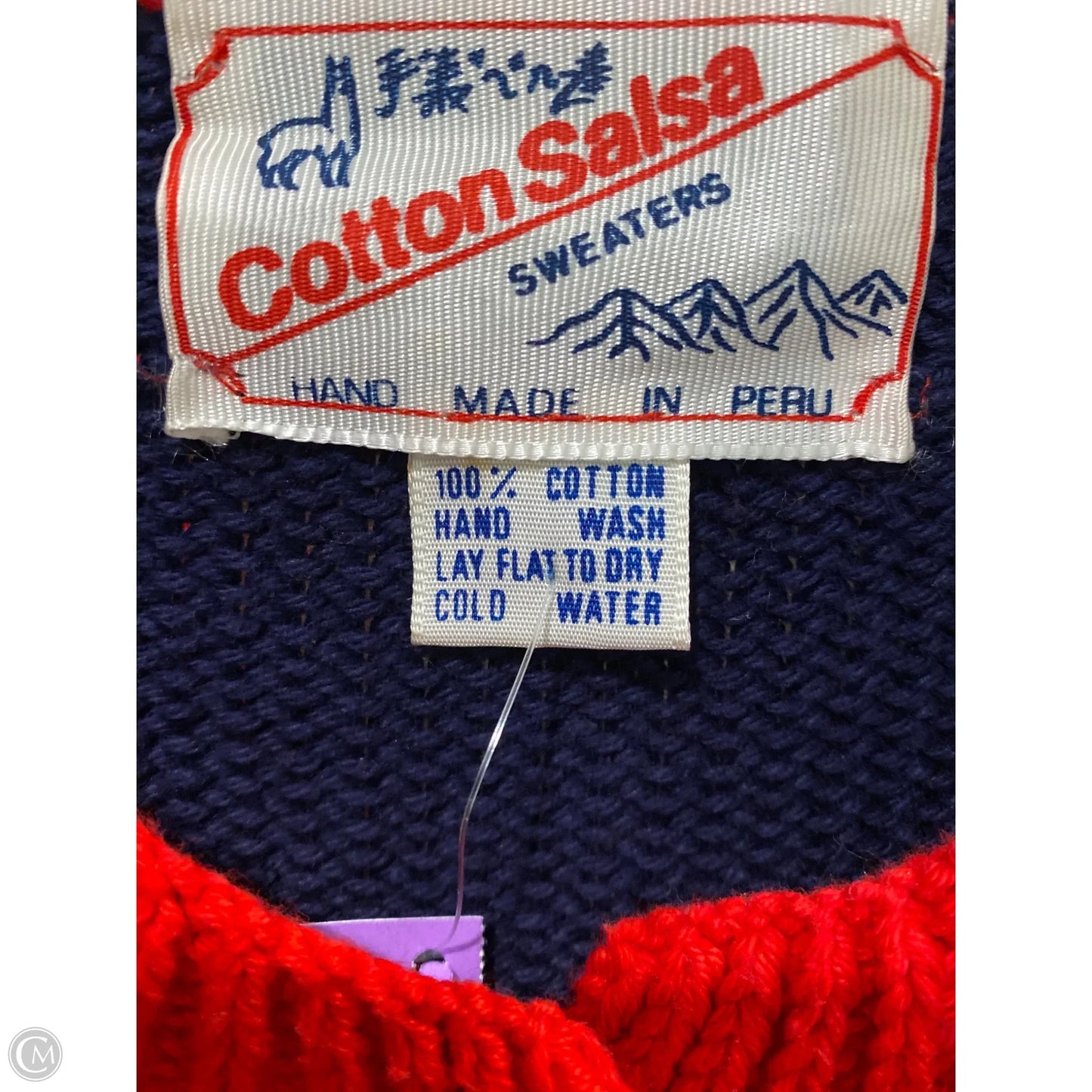 Sweater By Clothes Mentor In Blue, Size: 1x