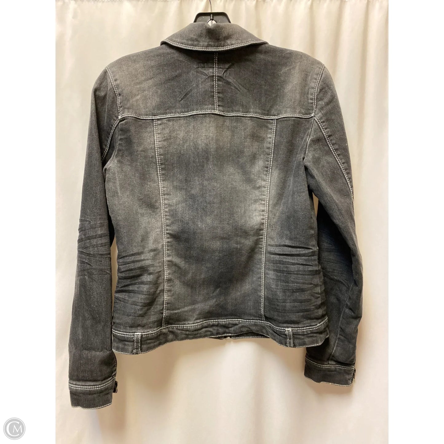 Jacket Denim By Baccini In Black, Size: S