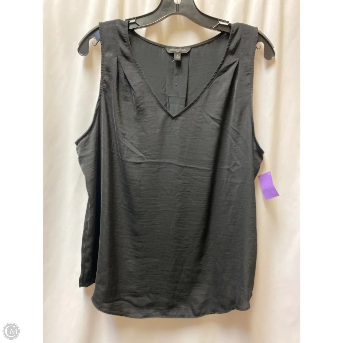 Top Sleeveless By Banana Republic In Black, Size: L
