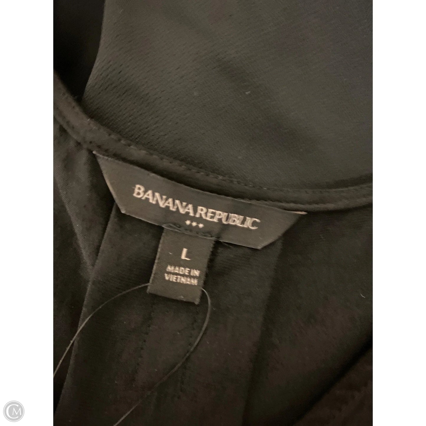 Top Sleeveless By Banana Republic In Black, Size: L