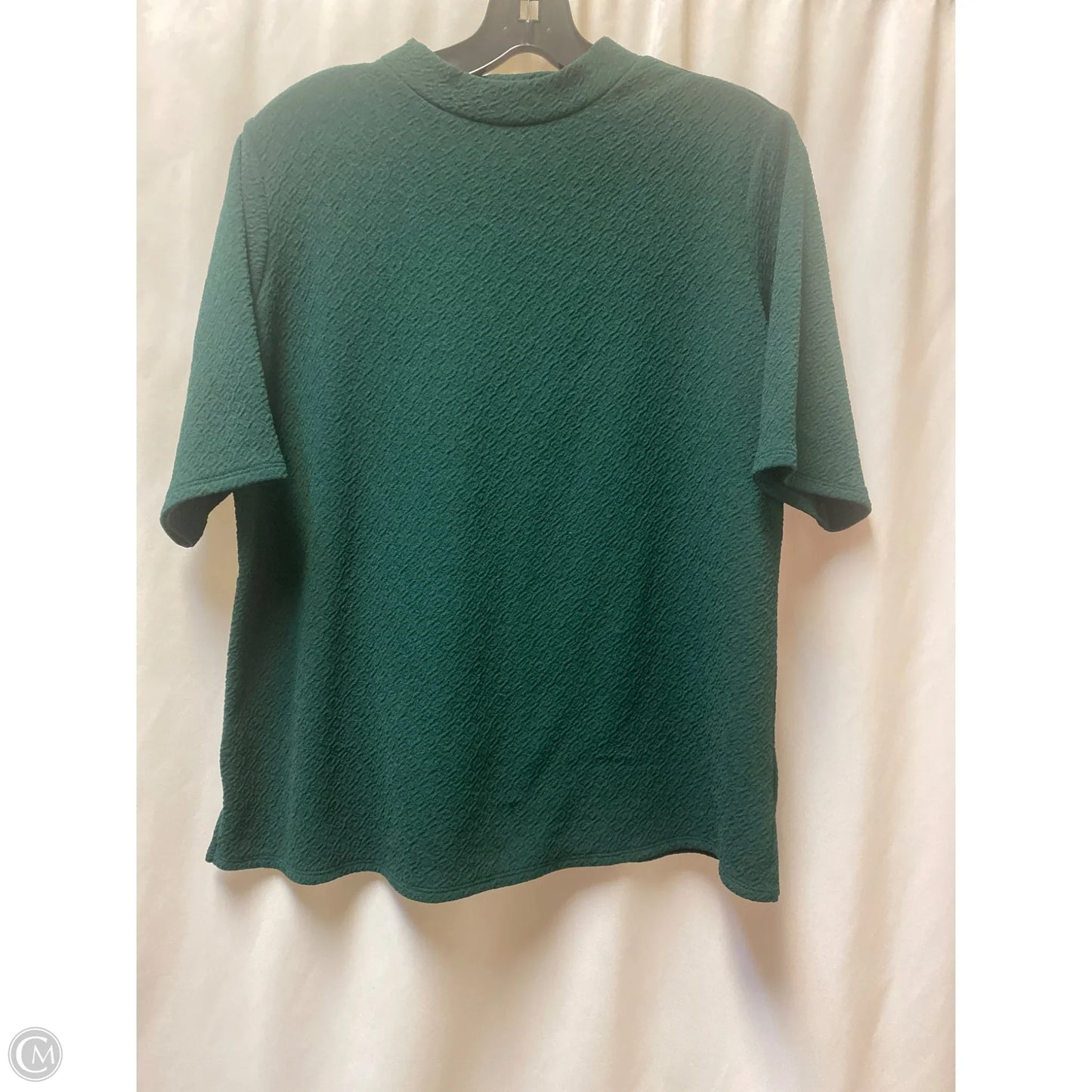 Top 3/4 Sleeve By Worthington In Green, Size: L