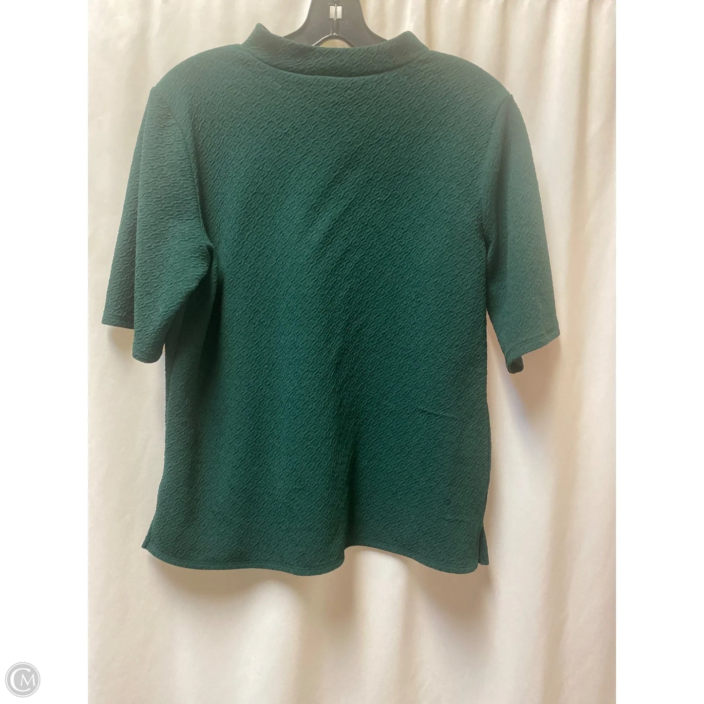 Top 3/4 Sleeve By Worthington In Green, Size: L