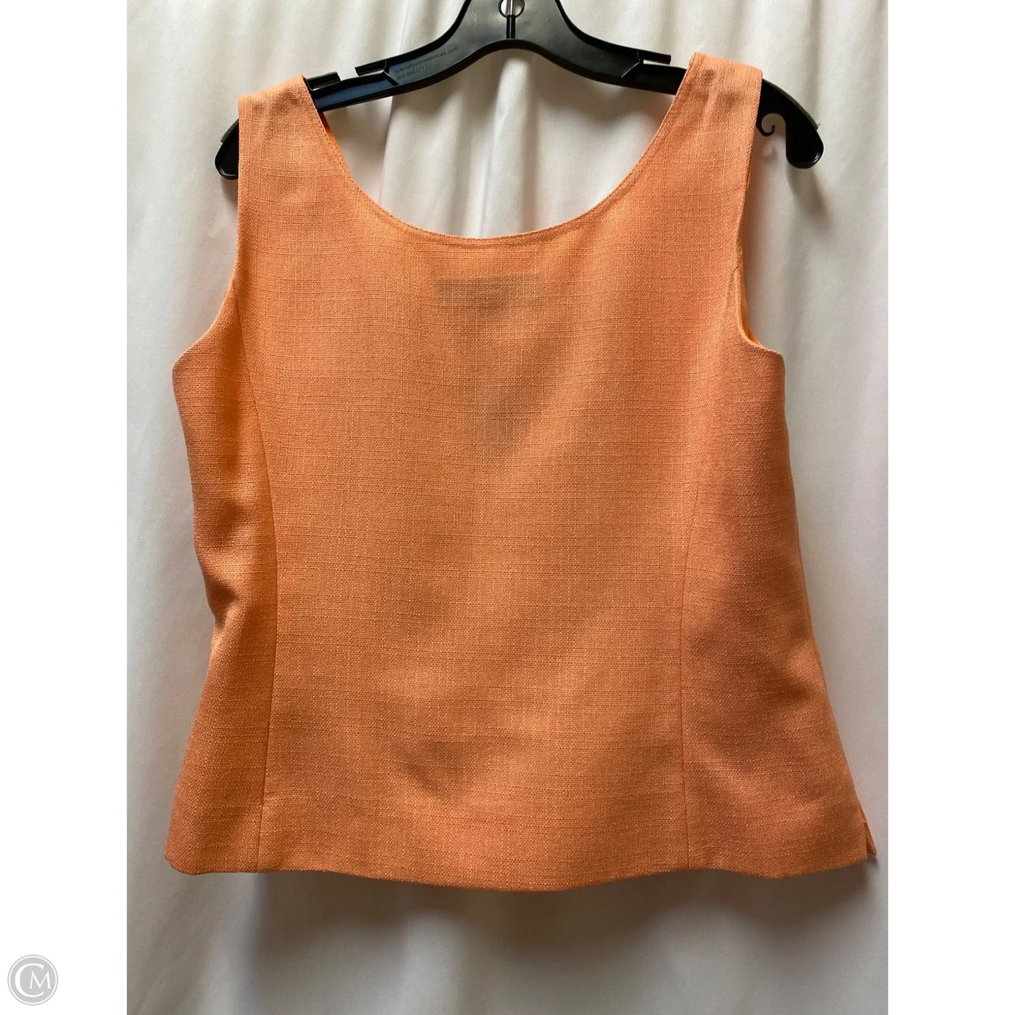 Top 2pc Sleeveless By Kasper In Orange, Size: 12