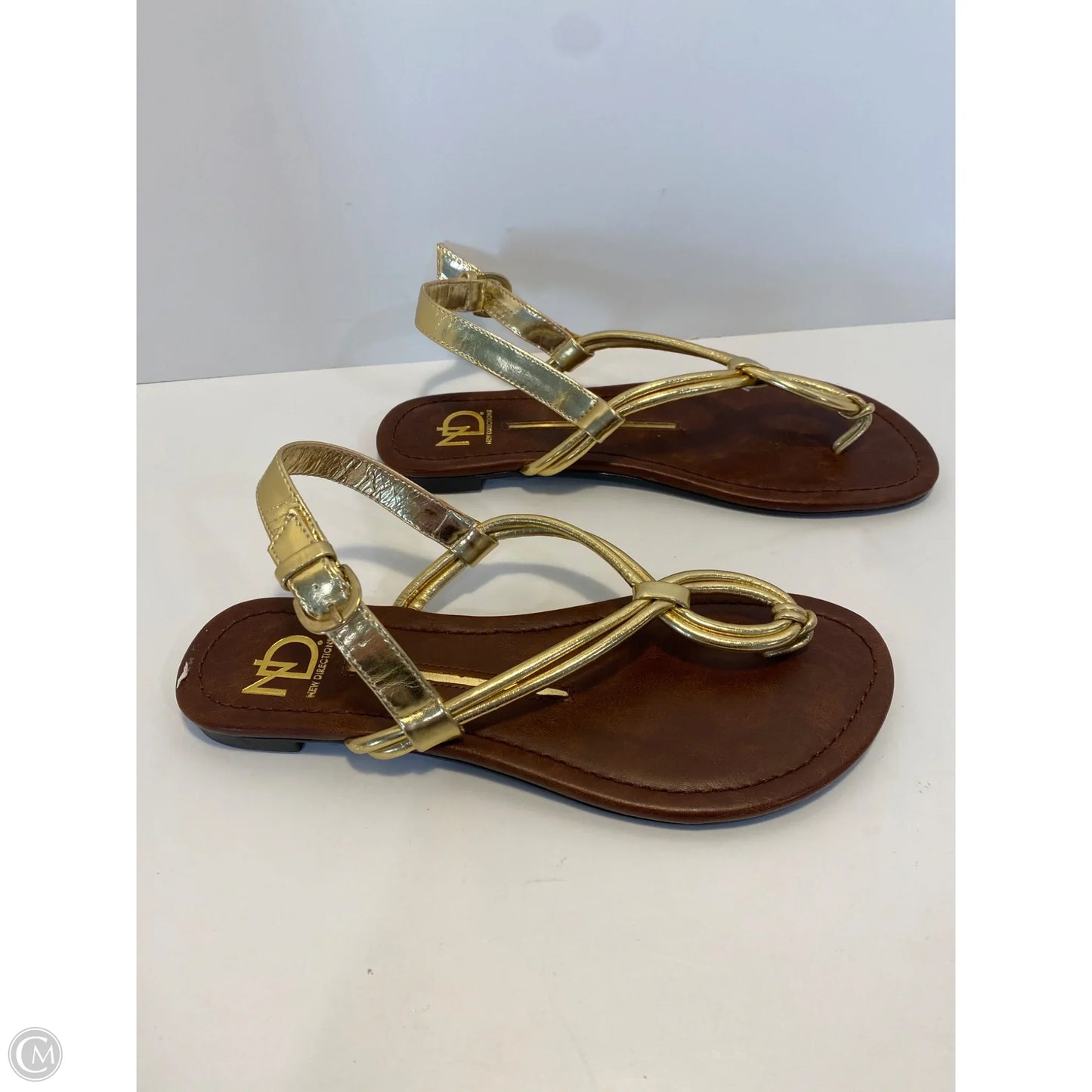 Sandals Flats By New Directions In Gold, Size: 8