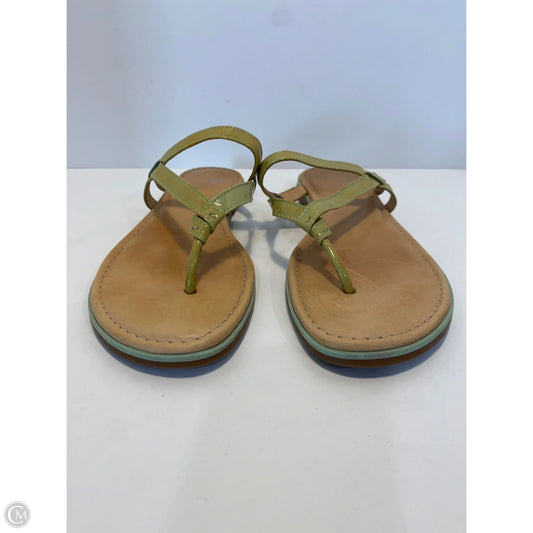 Sandals Flip Flops By Nurture In Lime, Size: 9