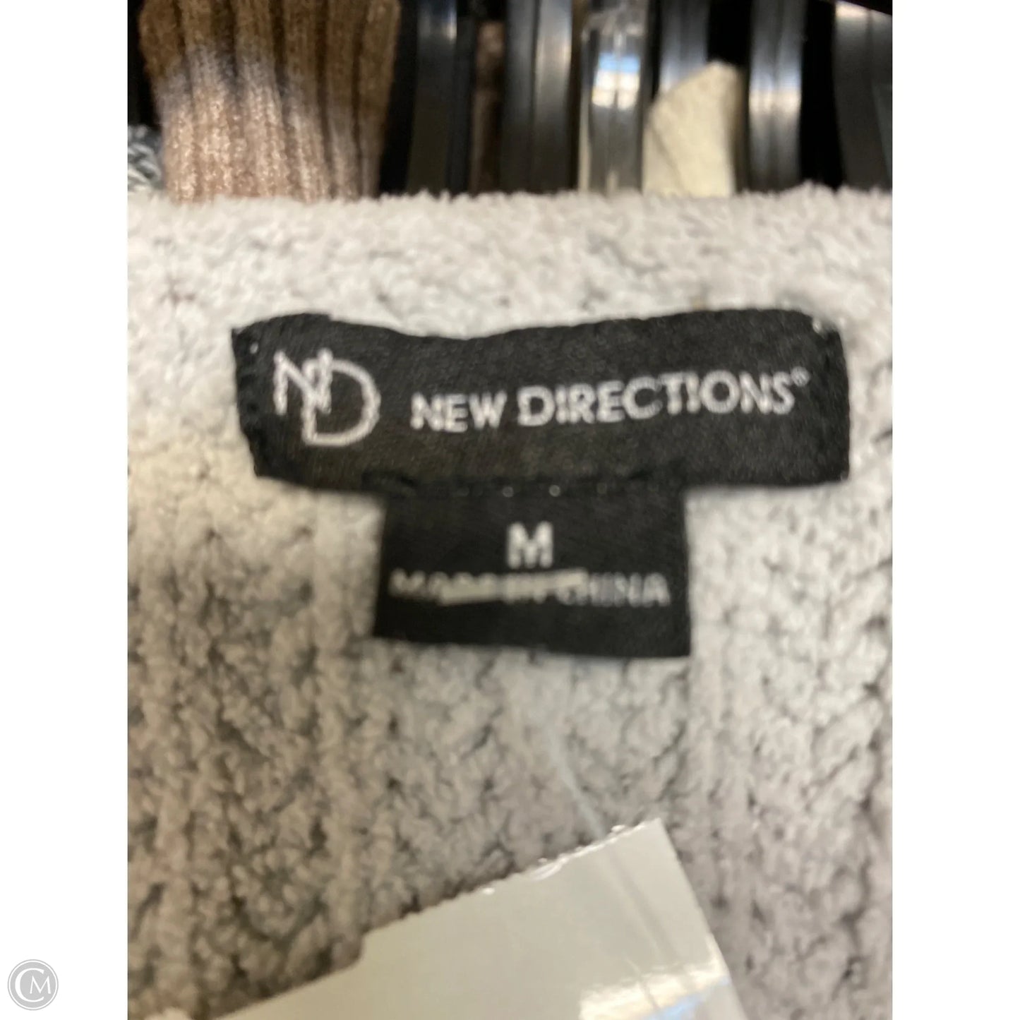Sweatshirt Collar By New Directions In Grey, Size: M