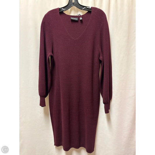 Dress Casual Maxi By Nina Leonard In Purple, Size: Xl