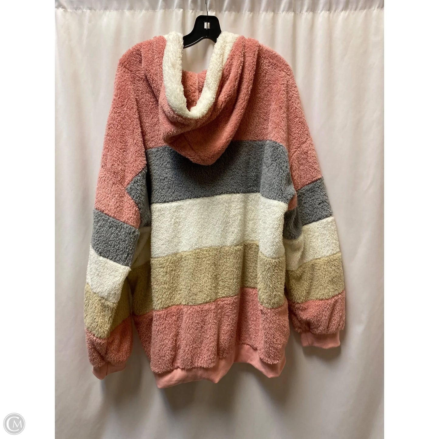 Coat Faux Fur & Sherpa By Clothes Mentor In Pink, Size: 4x