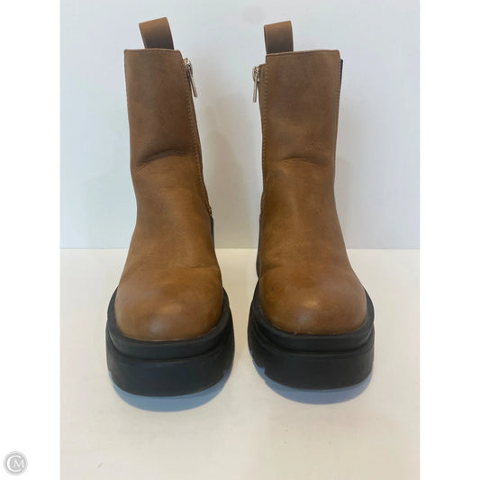 Boots Ankle Heels By Ny Collection In Brown, Size: 6