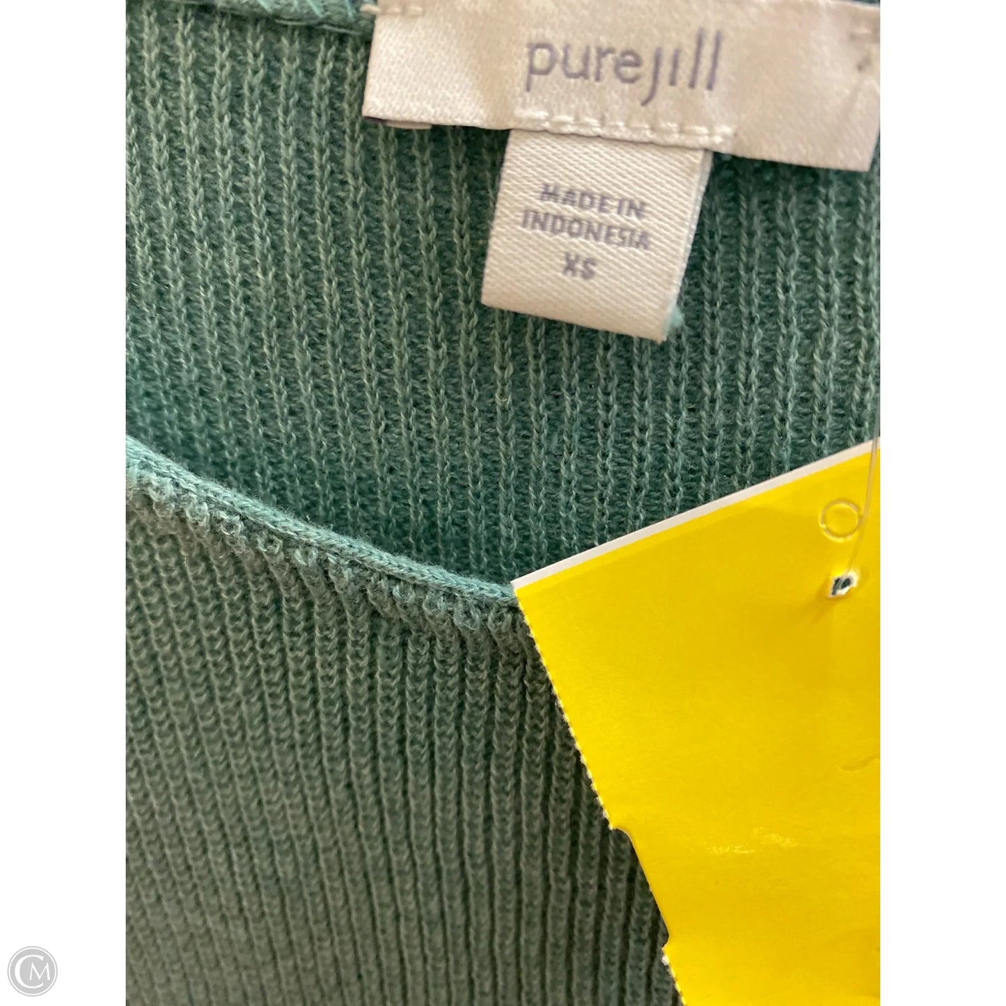 Sweater By Pure Jill In Teal, Size: Xs