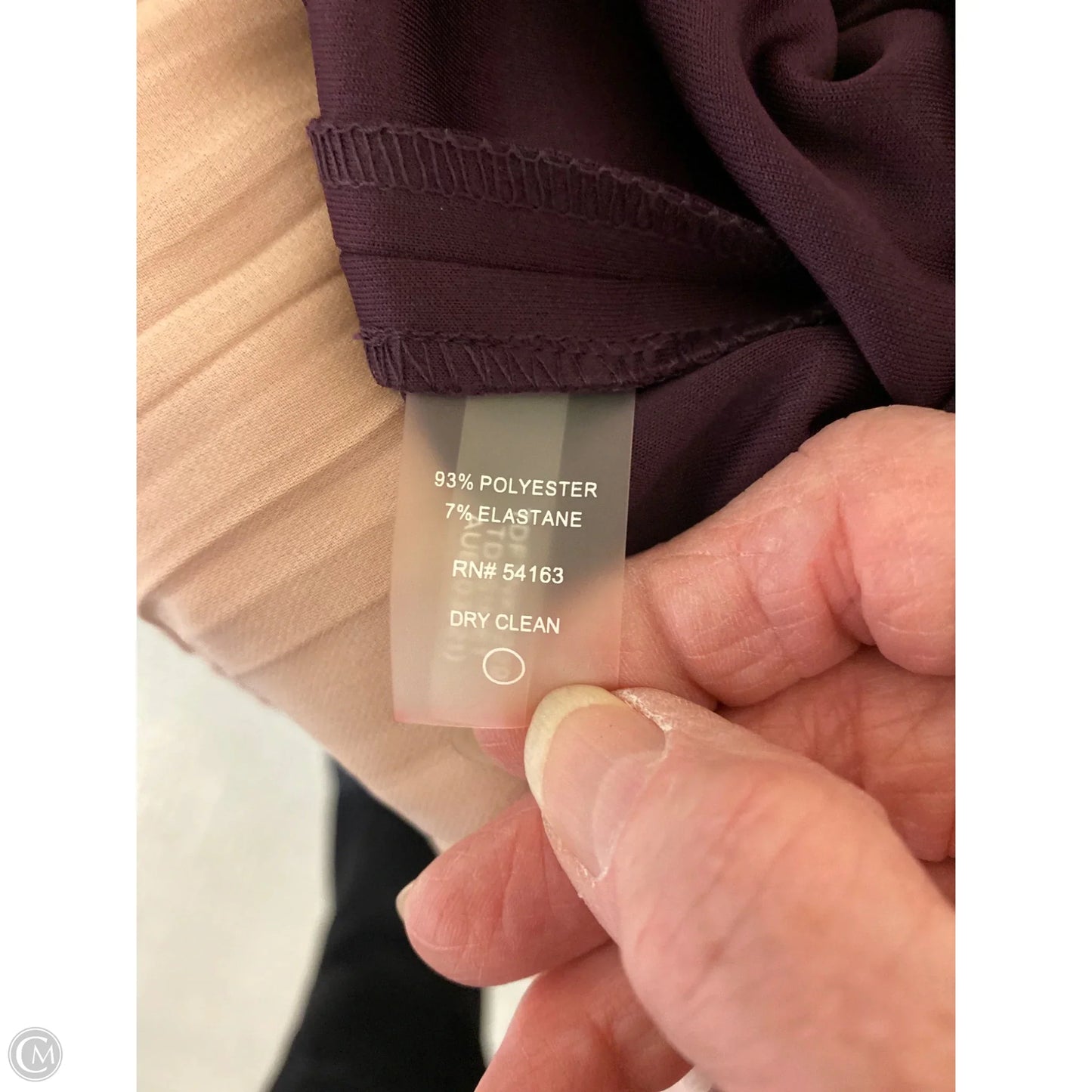 Dress Casual Midi By Tommy Hilfiger In Purple, Size: 8