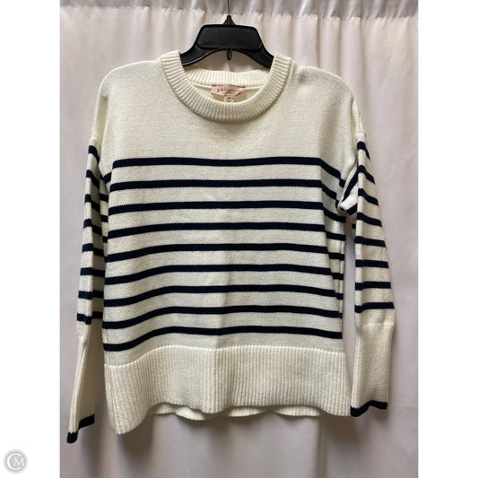 Sweater By Philosophy In White, Size: Sp