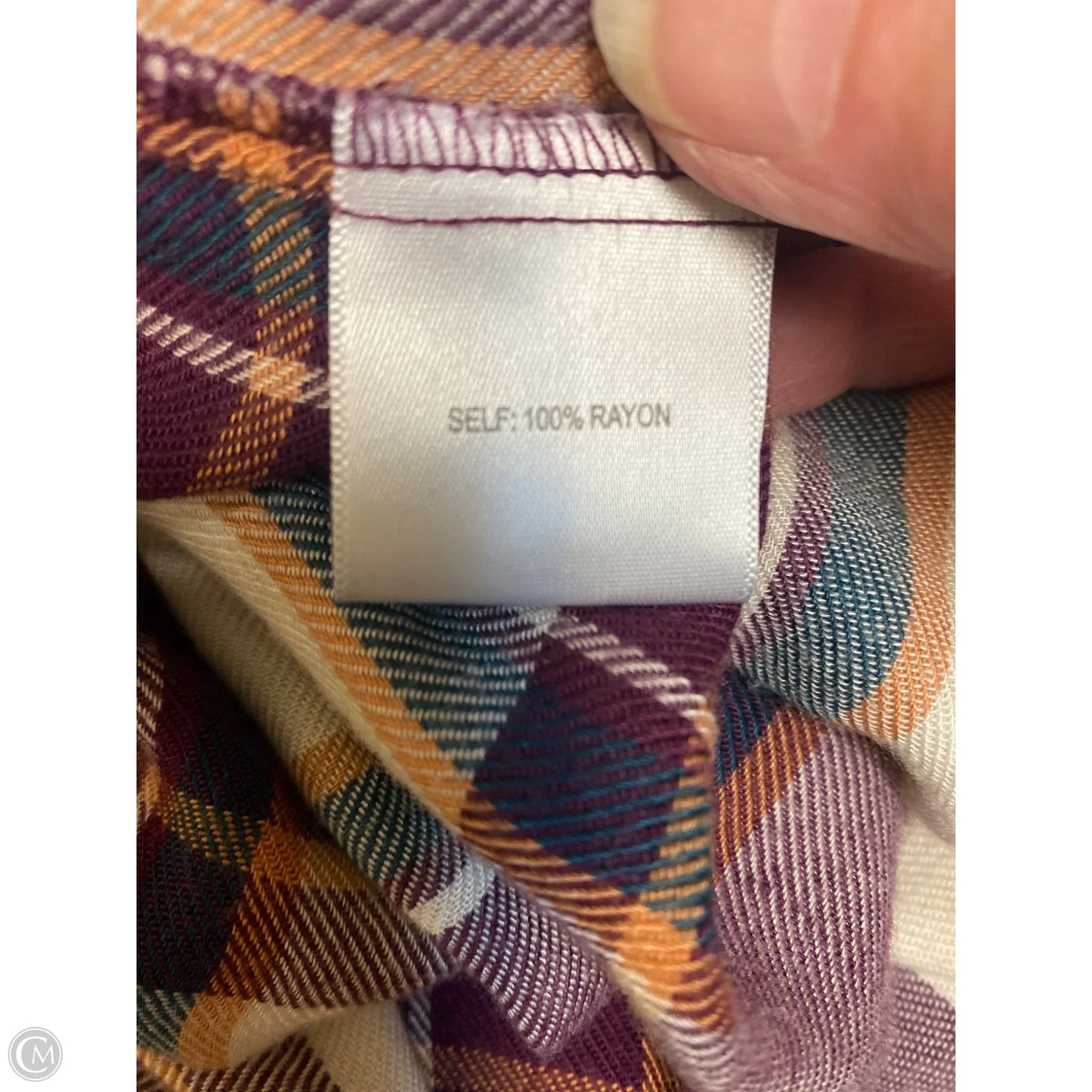 Top Long Sleeve By Jane And Delancey In Purple, Size: 1x