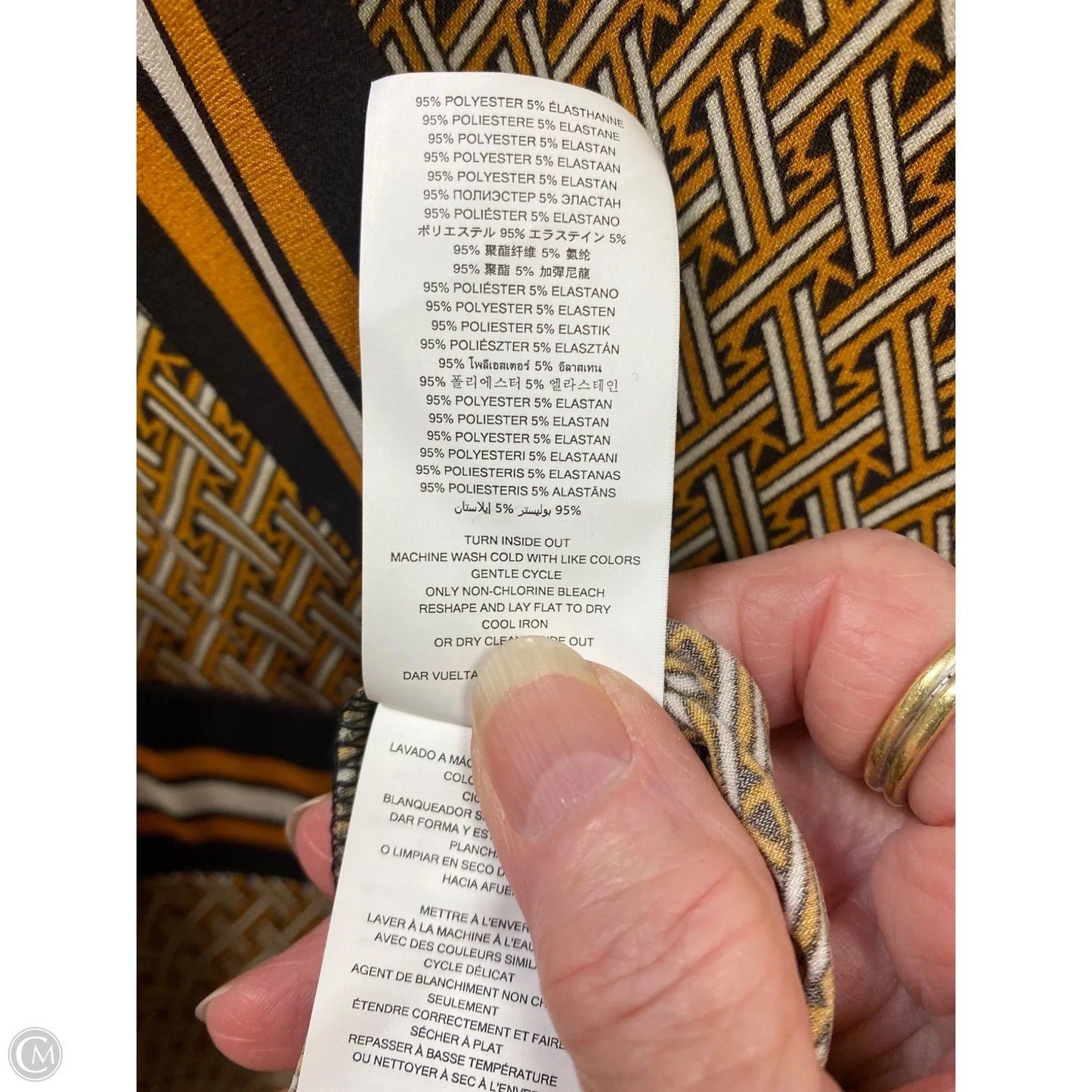 Dress Casual Maxi By Michael By Michael Kors In Gold, Size: 3x