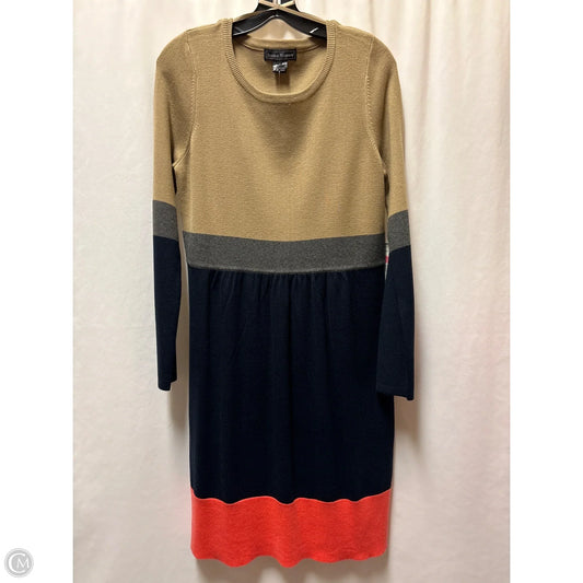 Dress Sweater By Jessica Howard In Brown, Size: L