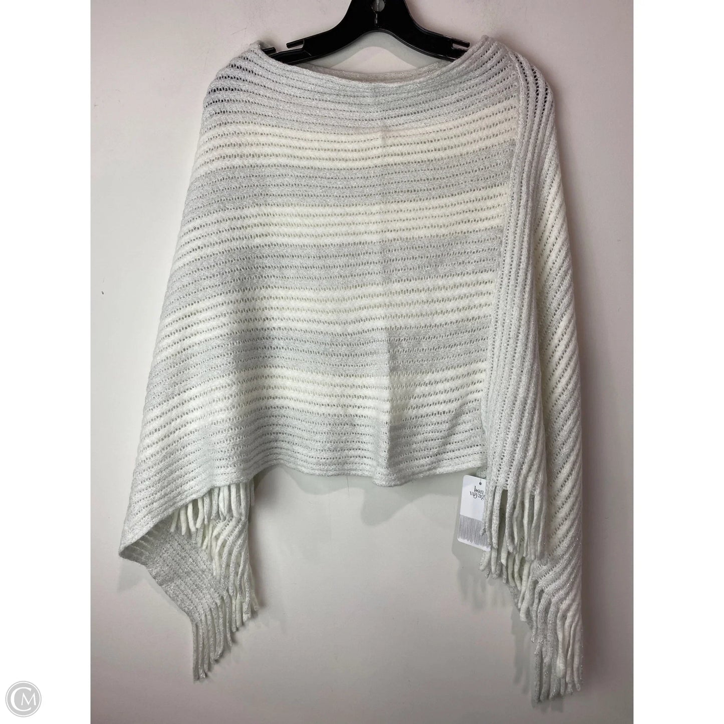 Shawl By Clothes Mentor In Grey