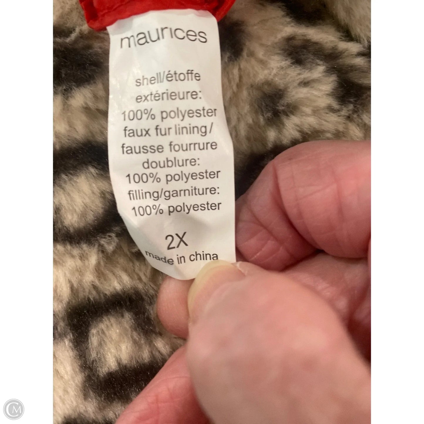 Vest Faux Fur & Sherpa By Clothes Mentor In Animal Print, Size: Xl