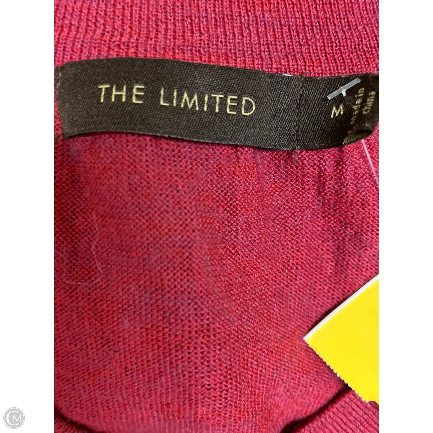 Sweater By Limited In Maroon, Size: M