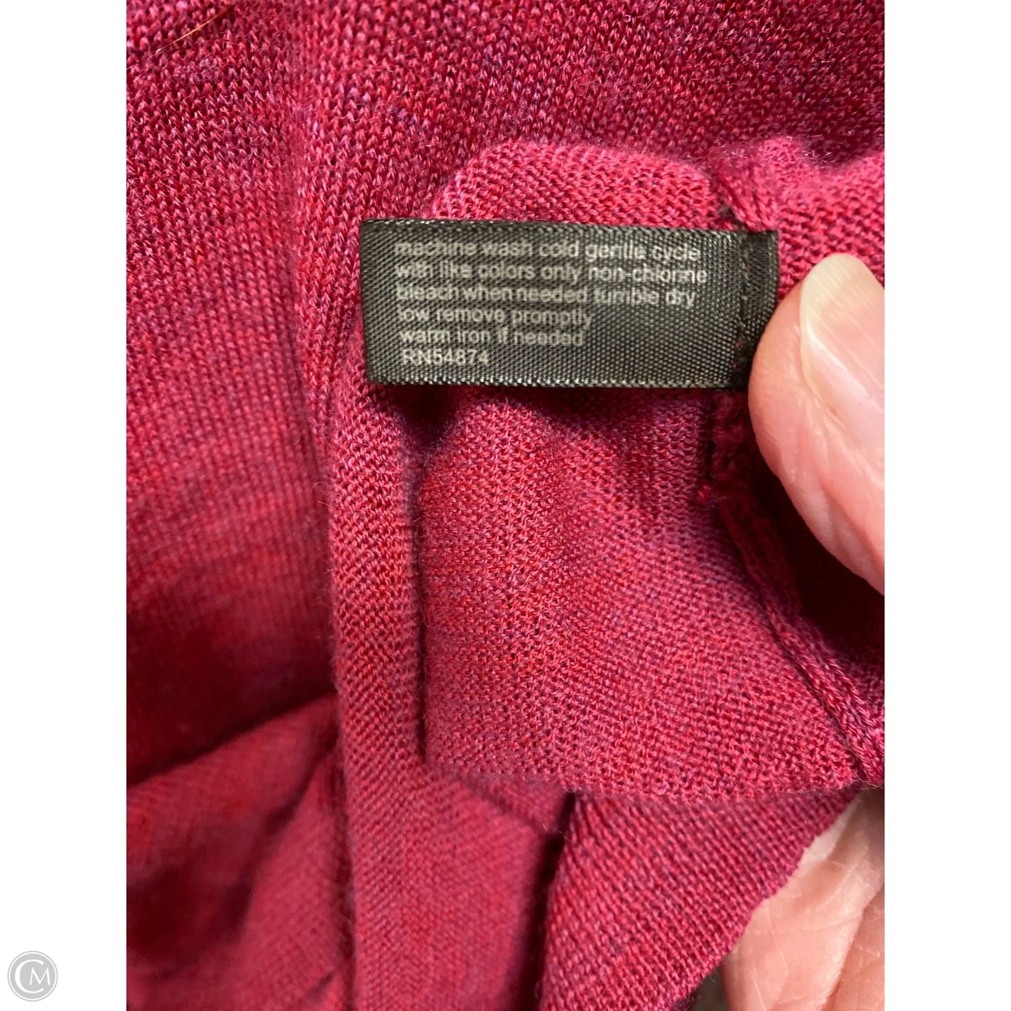 Sweater By Limited In Maroon, Size: M