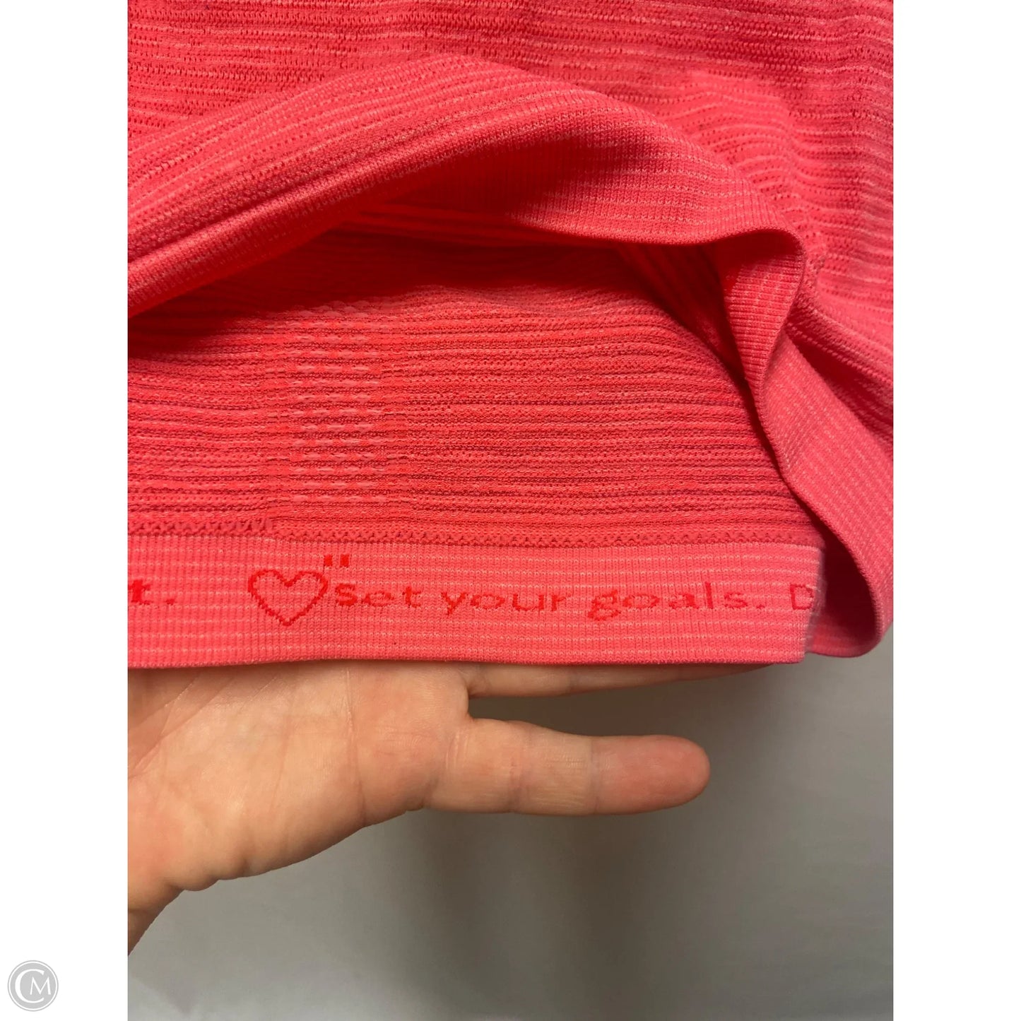 Top Long Sleeve By Lululemon In Pink, Size: M
