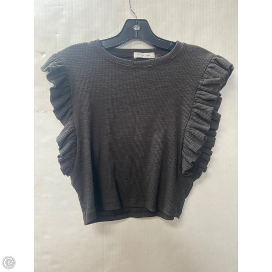 Top Sleeveless By Mustard Seed In Grey, Size: S