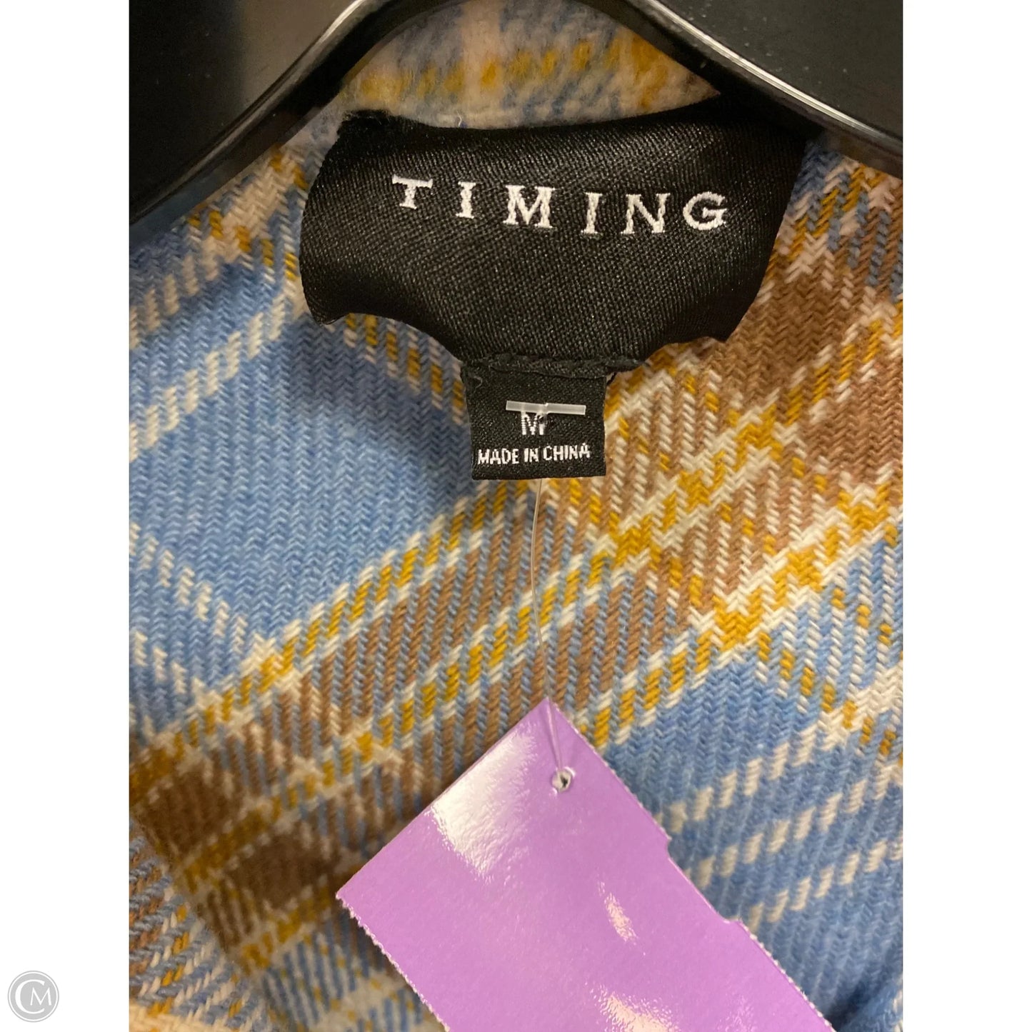 Jacket Other By Timing In Blue, Size: M