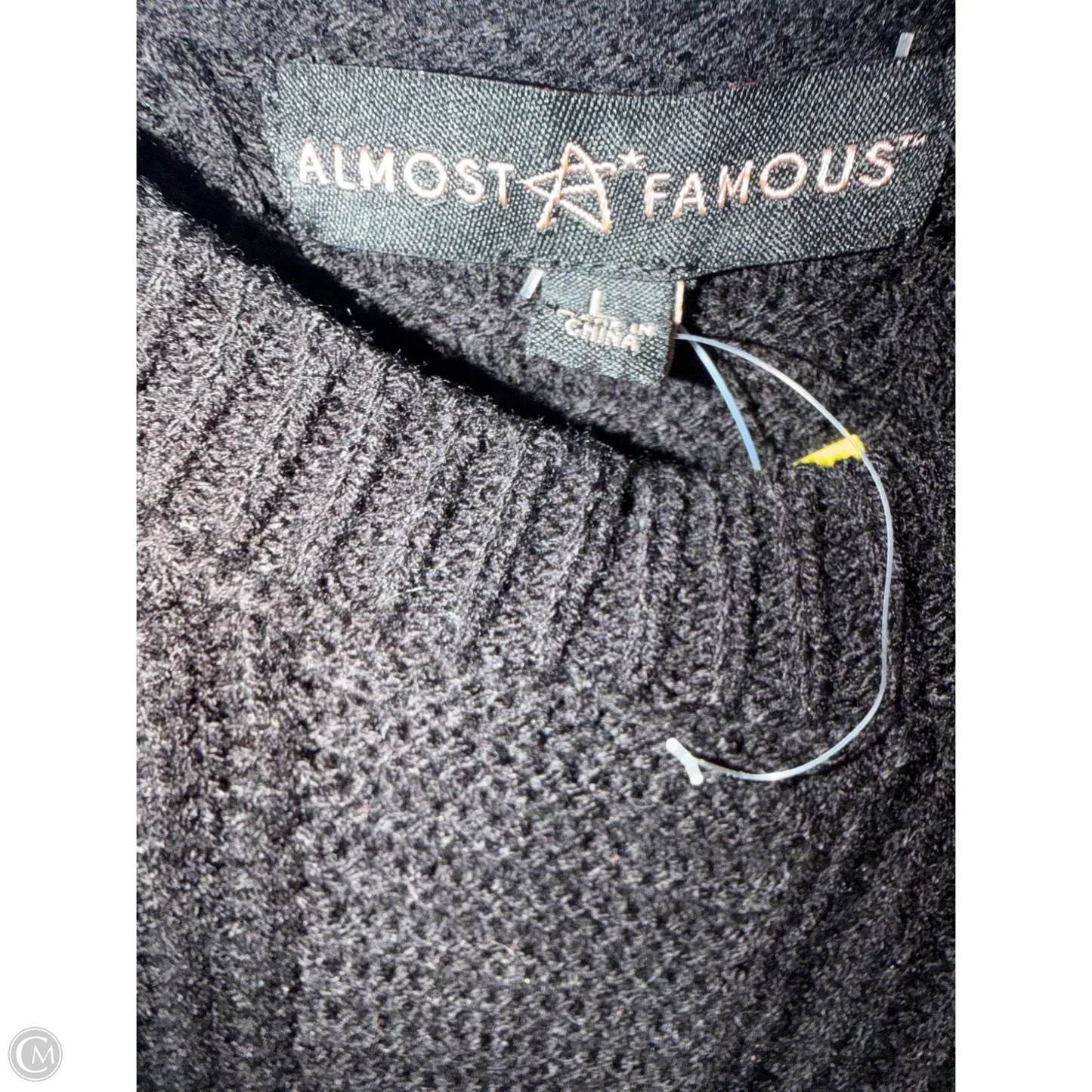 Dress Casual Midi By Almost Famous In Black, Size: L