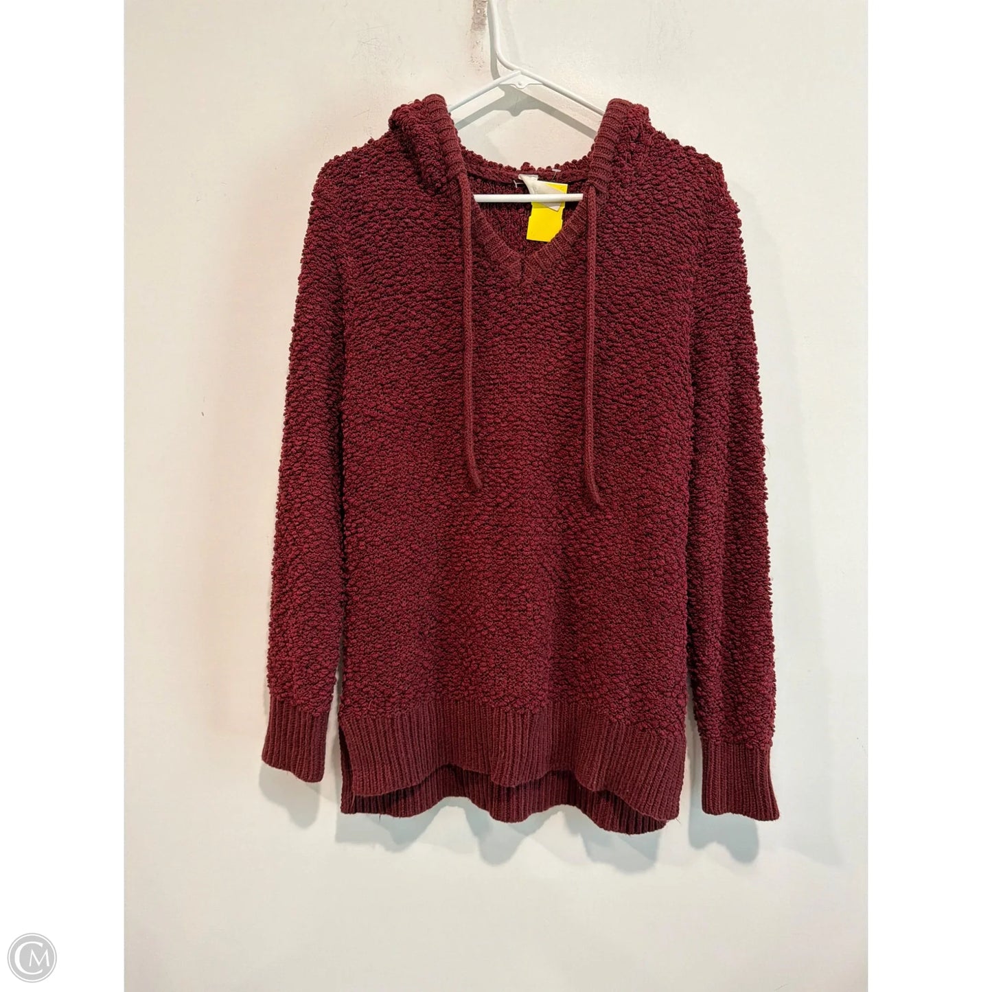 Sweater By Green Tea In Maroon, Size: M