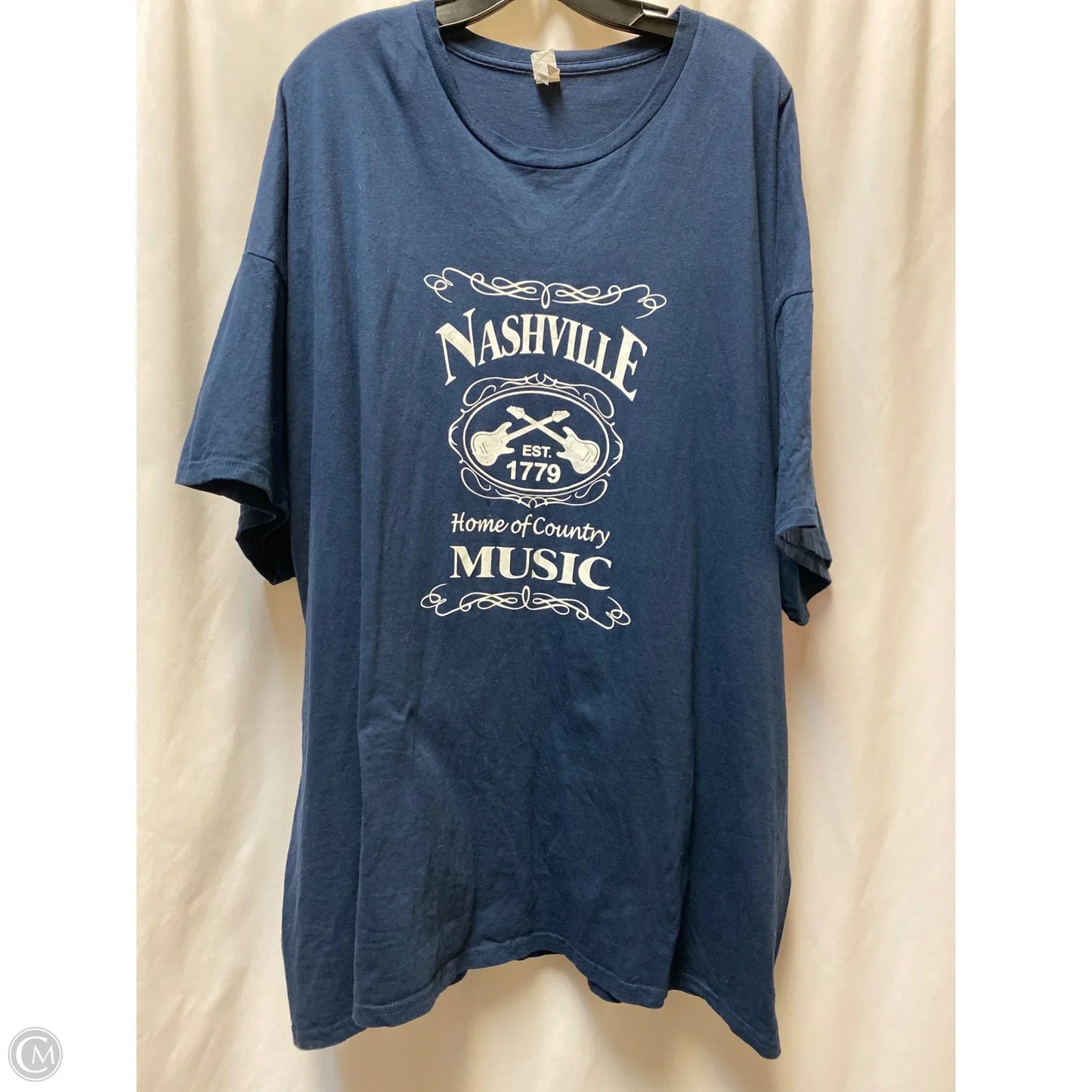 Top Short Sleeve By Clothes Mentor In Blue, Size: 4x