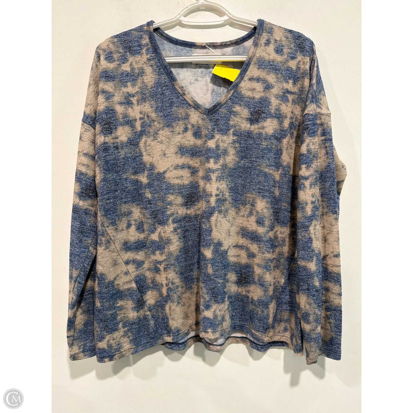 Top Long Sleeve By Lucky Brand In Blue, Size: M