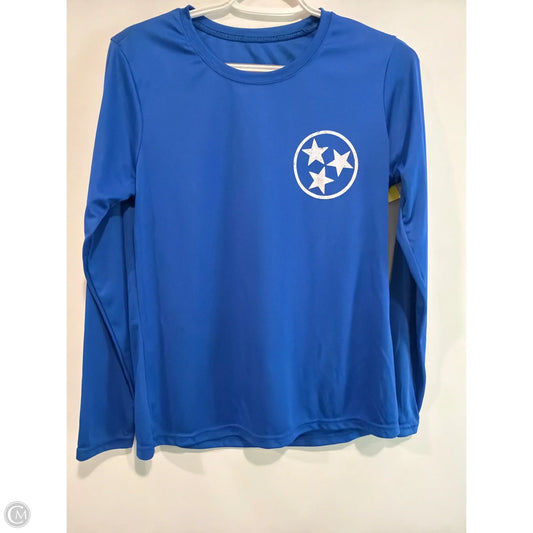 Top Long Sleeve By Clothes Mentor In Blue, Size: M