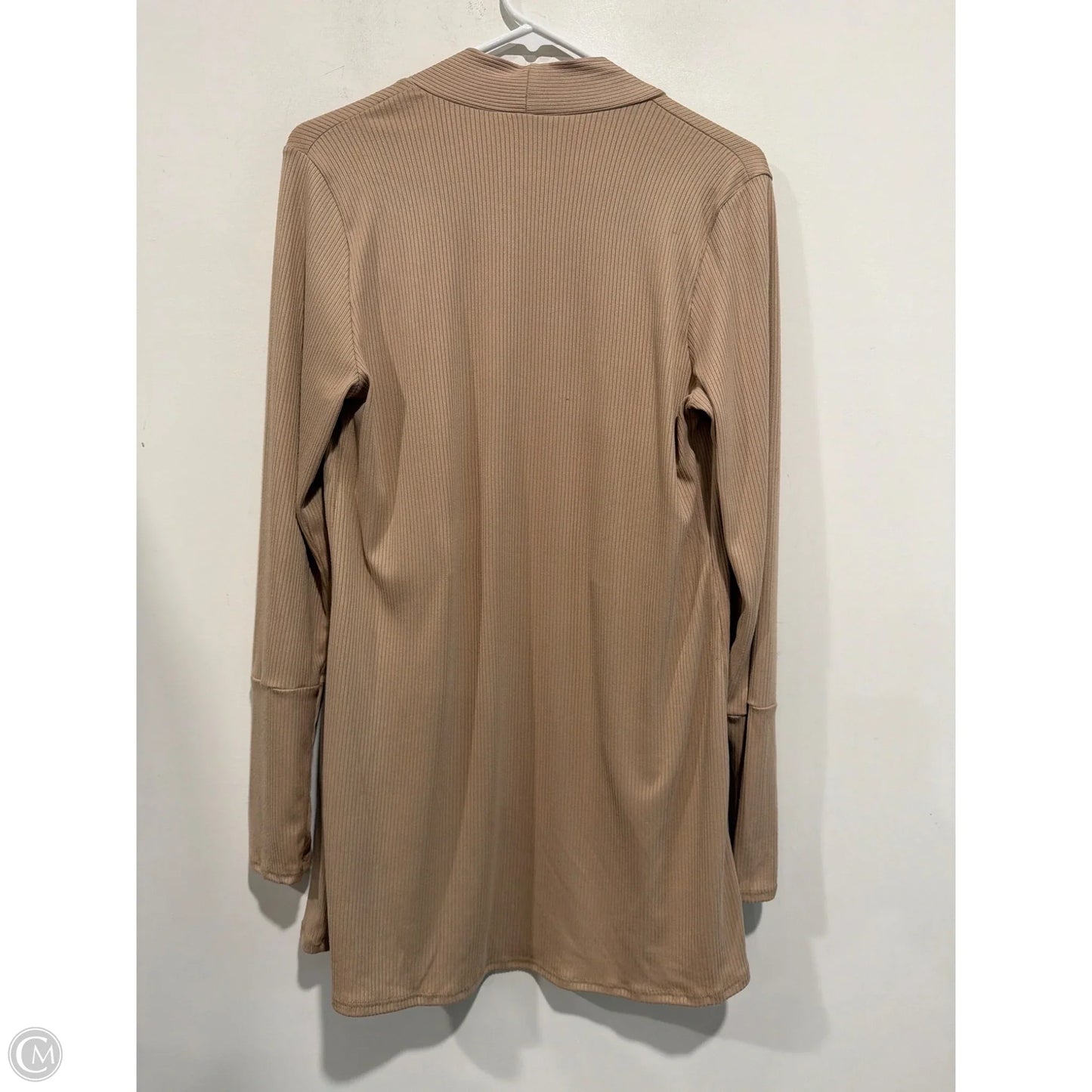 Cardigan By Clothes Mentor In Tan, Size: L