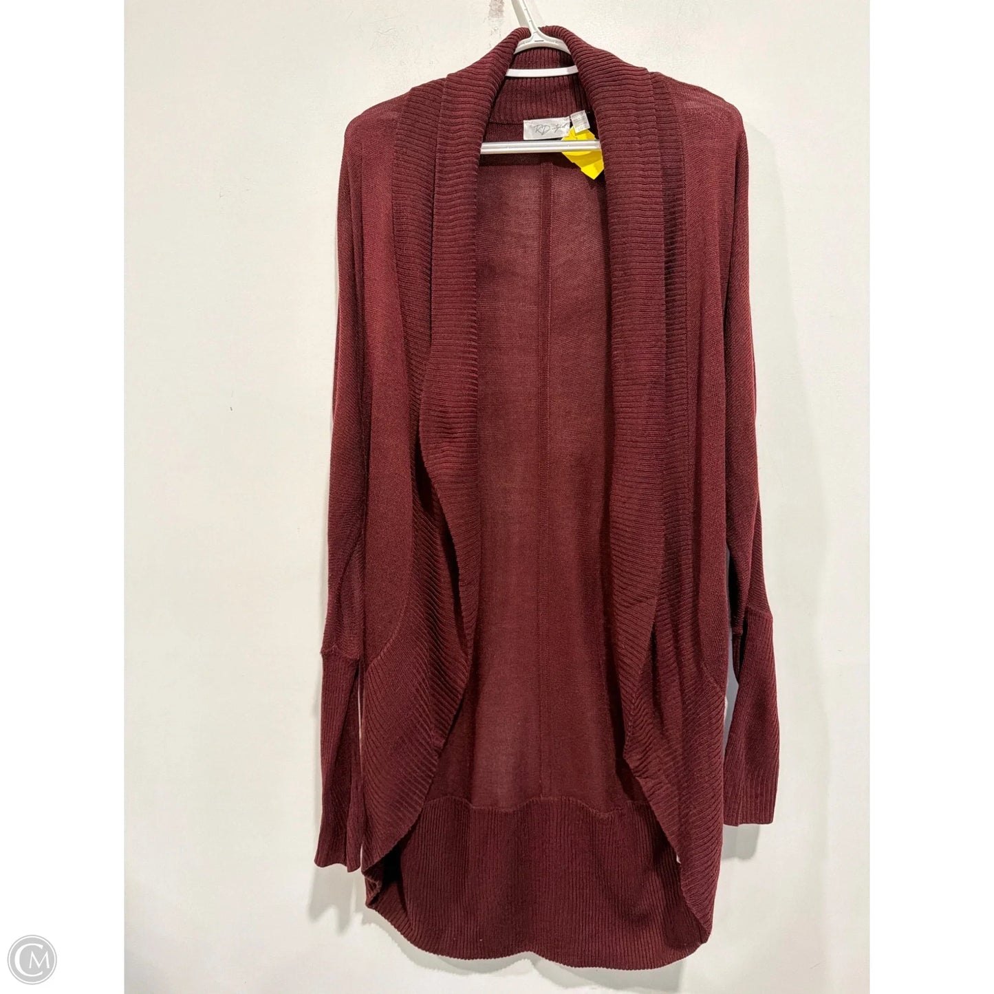 Cardigan By Rd Style In Maroon, Size: L