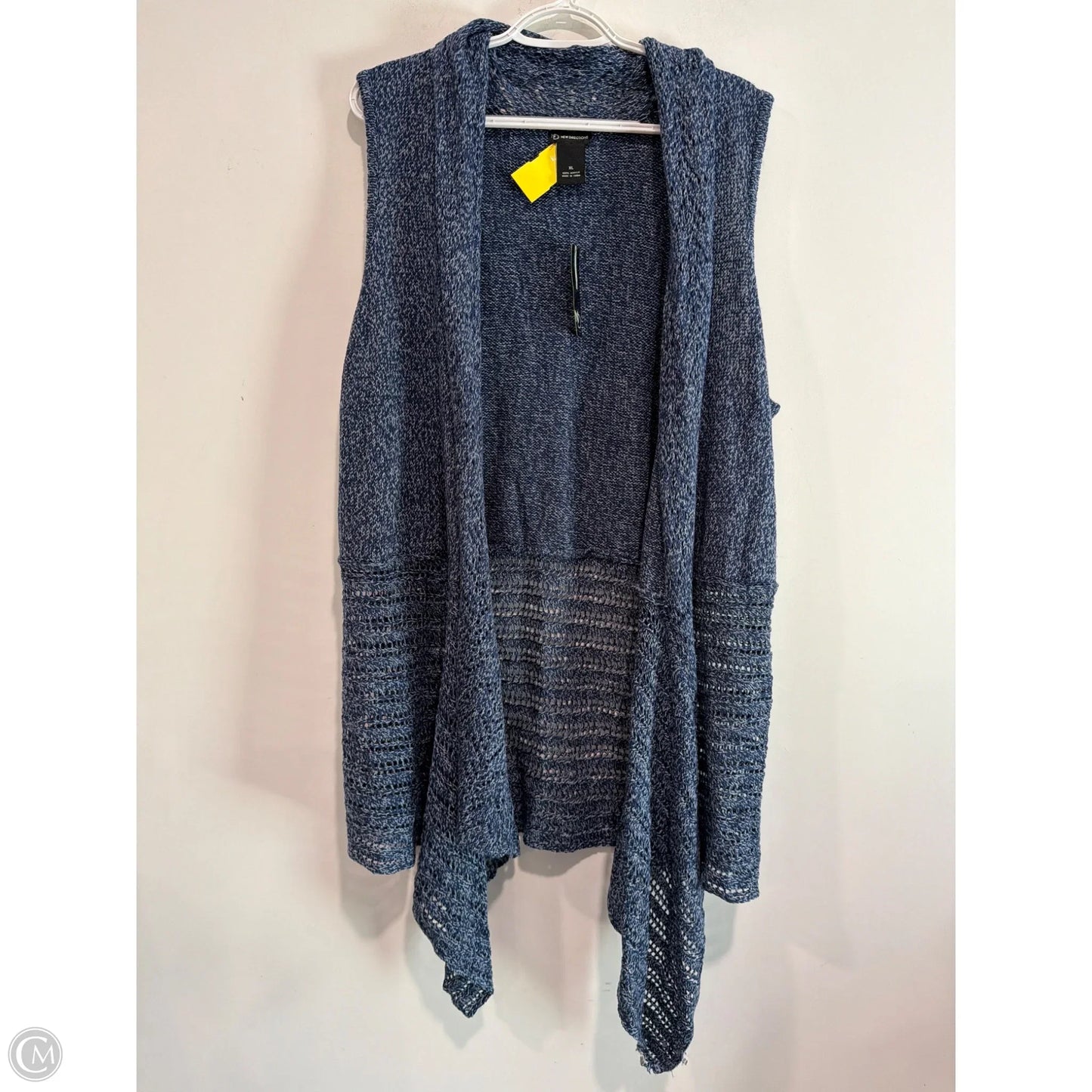Cardigan By New Directions In Blue, Size: Xl