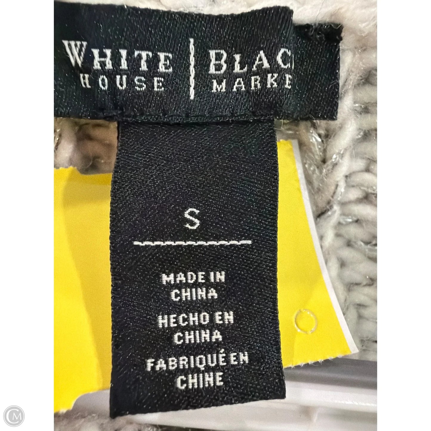Poncho By White House Black Market In Grey, Size: S