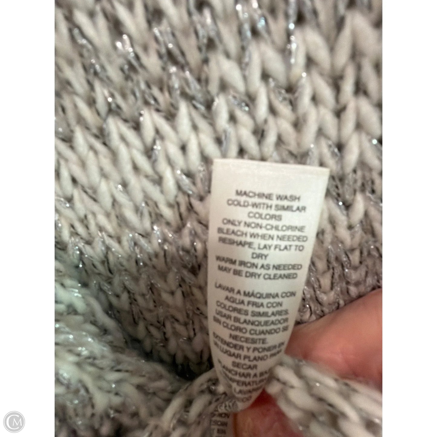 Poncho By White House Black Market In Grey, Size: S
