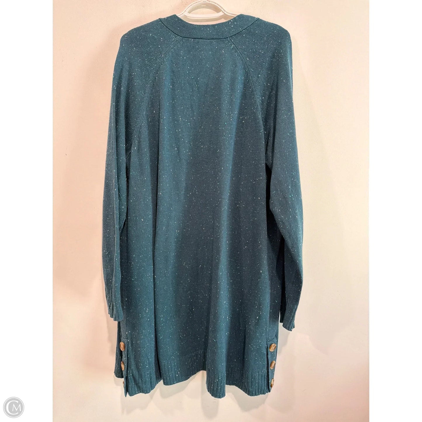 Cardigan By Lane Bryant In Teal, Size: 1x