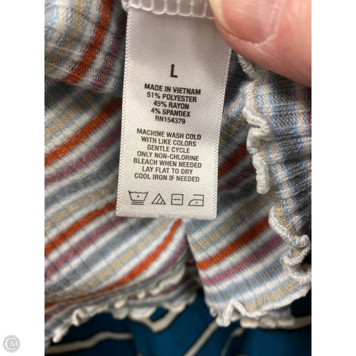 Top Long Sleeve By Clothes Mentor In Pink, Size: L