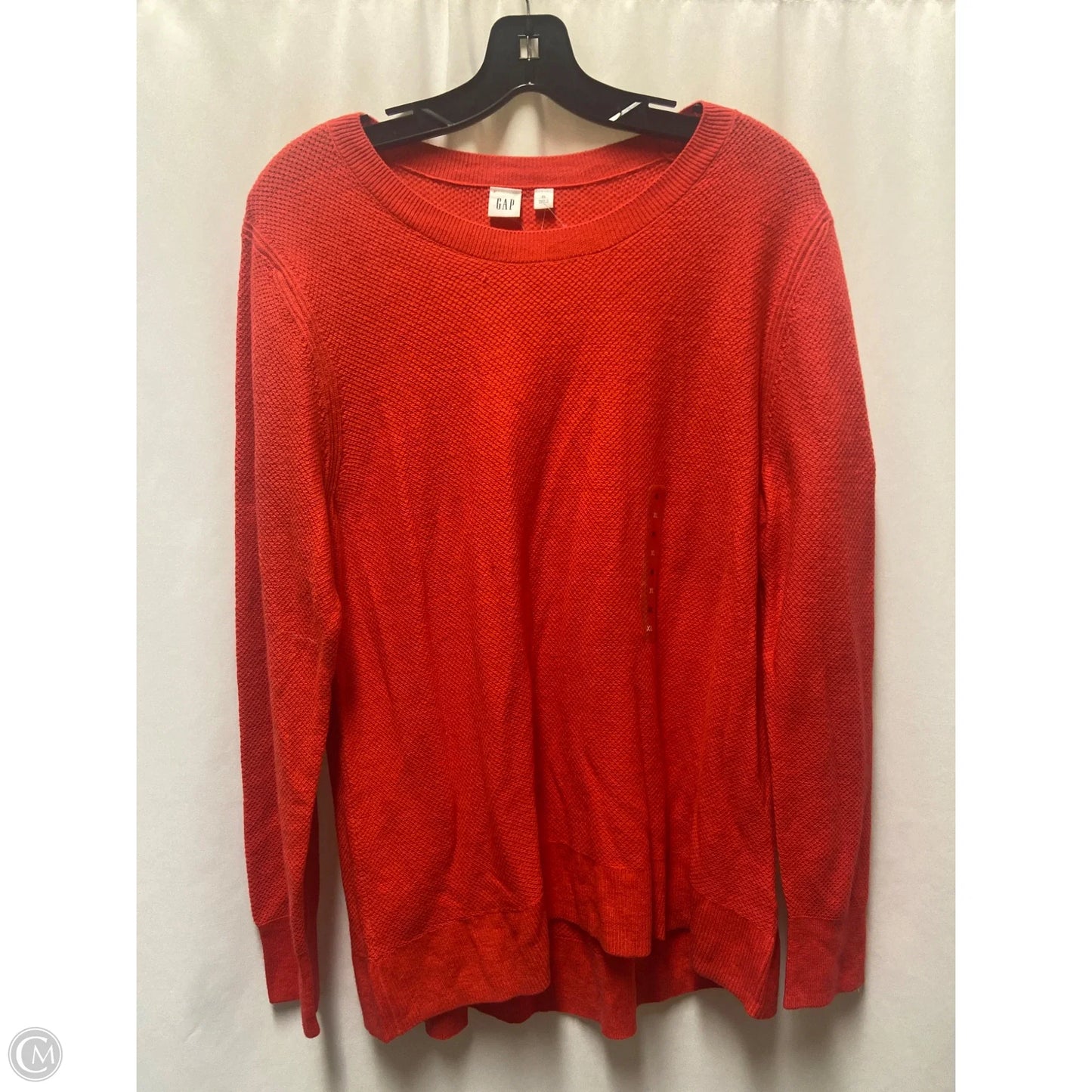 Top Long Sleeve By Gap In Red, Size: Xl