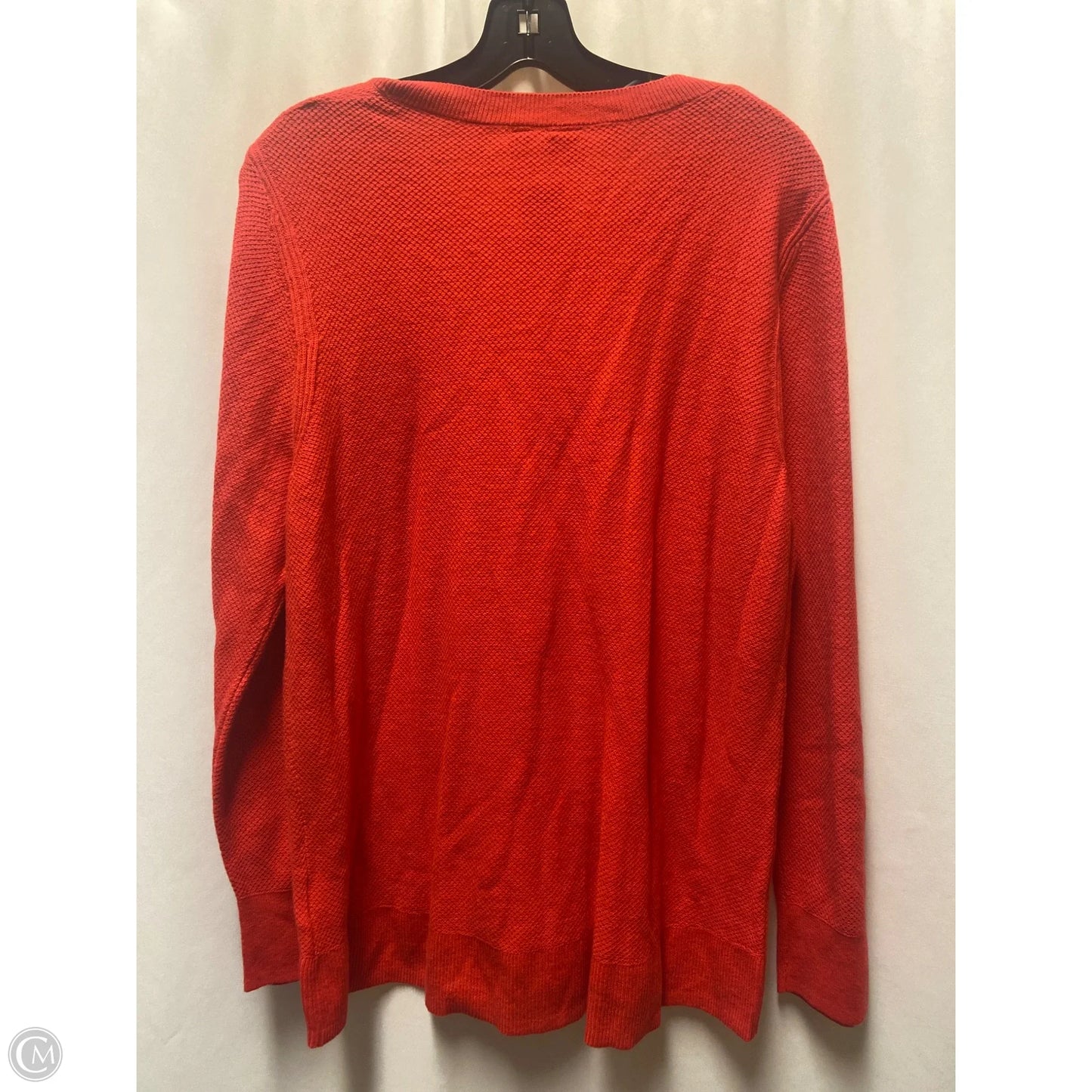 Top Long Sleeve By Gap In Red, Size: Xl