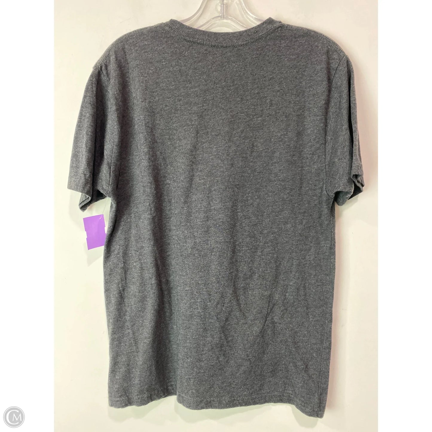 Top Short Sleeve By Holiday Time In Grey, Size: S