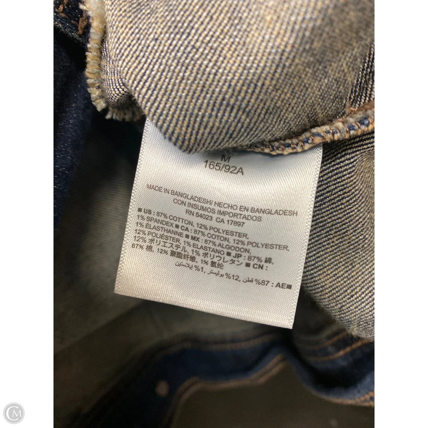 Jacket Denim By Old Navy In Blue Denim, Size: M