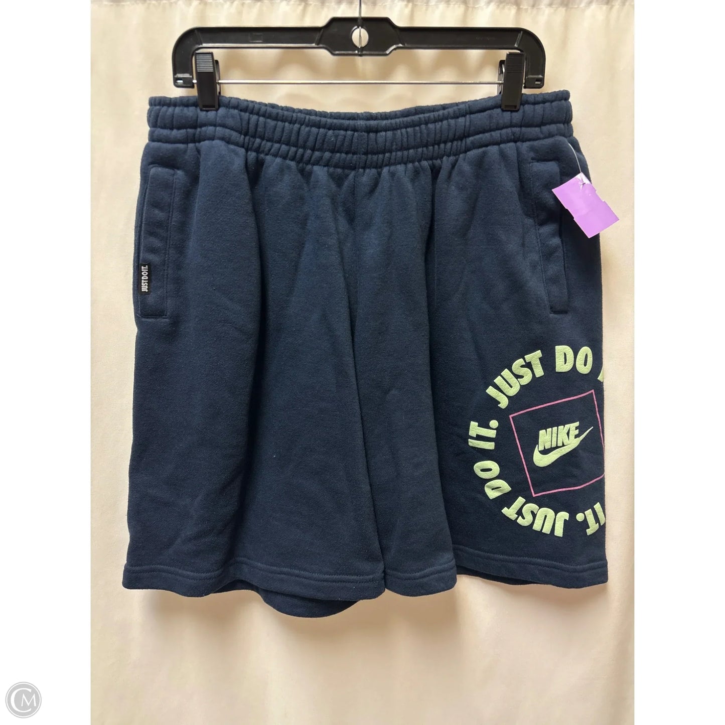Athletic Shorts By Nike In Navy, Size: L