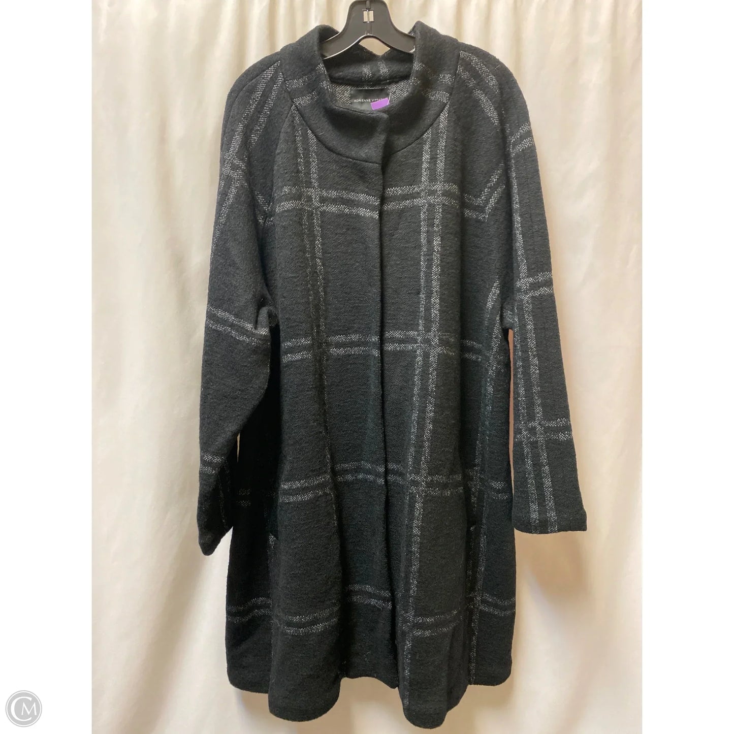 Coat Other By Adrienne Vittadini In Black, Size: 3x