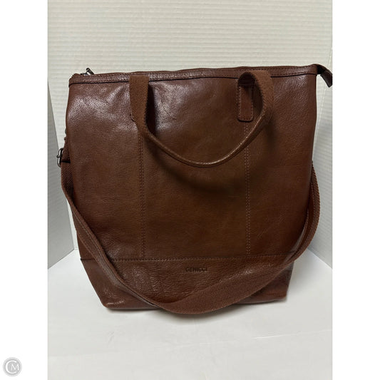 Handbag Leather By Clothes Mentor, Size: Large